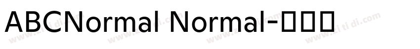 ABCNormal Normal字体转换